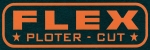 FLEX- Aufbügel-Folie, Schneideplotter ausgeschnitten