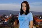 Damen-T-Shirt mit Druck